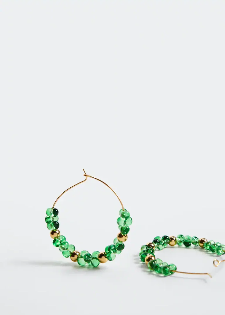 Beaded double necklace